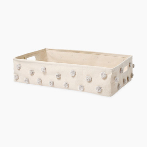 Pehr Pom Pom Hide Away Basket - Grey, Large