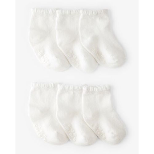Baby 6-Pack Scallop Edge Crew Socks - Carter's | Carter's