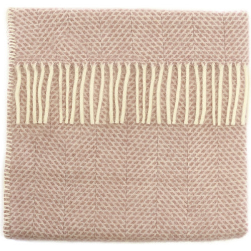 Mornington Wool Baby Blanket, Dusky Pink - Britannical | Maisonette