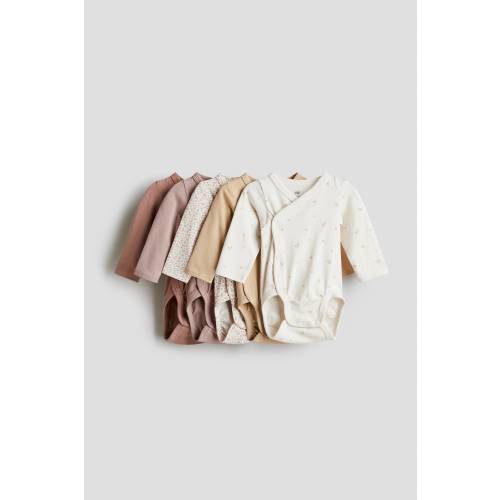 5-PACK WRAPOVER BODYSUITS