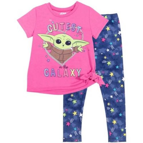 Star Wars The Mandalorian The Child Infant Baby Girls T-shirt And Leggings Outfit Set Green 12 Months