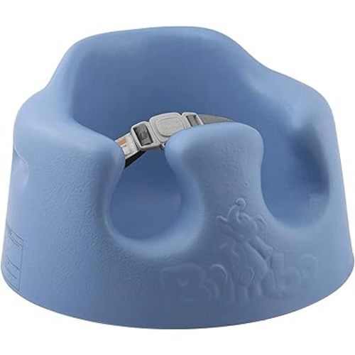 Bumbo Baby Floor Seat, Portable Sit Up Activity and Eating Chair, Powder Blue