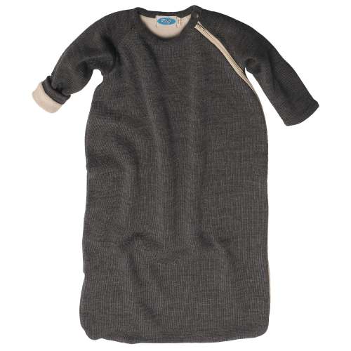 Wool knit long sleeve sleepsack