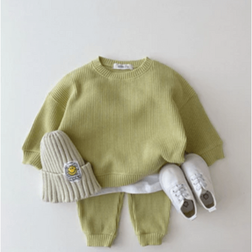 Solid Waffle Jogger Set | RYAN AND REMI