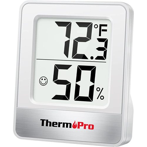 ThermoPro TP49 Digital Hygrometer Indoor Thermometer Humidity Meter Room Thermometer with Temperature and Humidity Monitor Mini Hygrometer Thermometer
