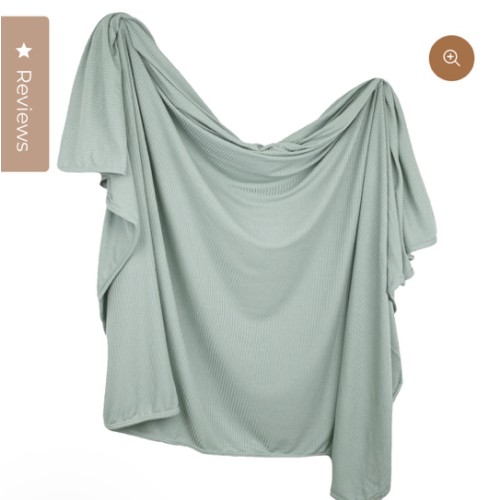 Bailey Ribbed Swaddle Blanket
