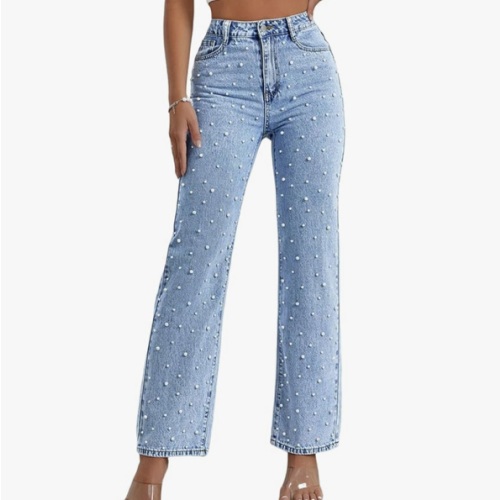 Kedera Women's High Waisted Jeans Boyfriend Baggy Wide Straight Leg Casual Denim Pants Trousers