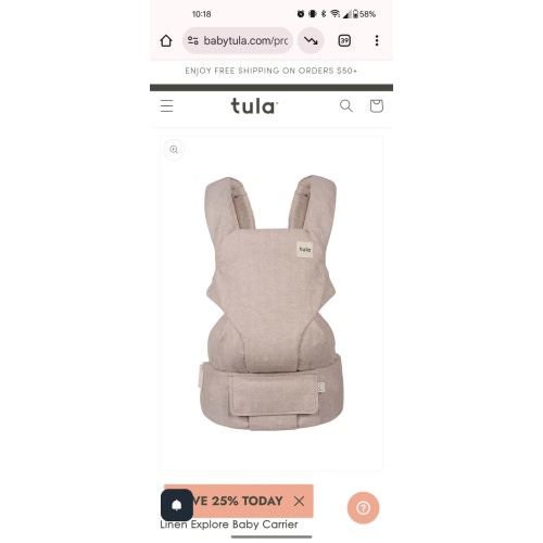 Sand - Linen Explore Baby Carrier – Baby Tula US