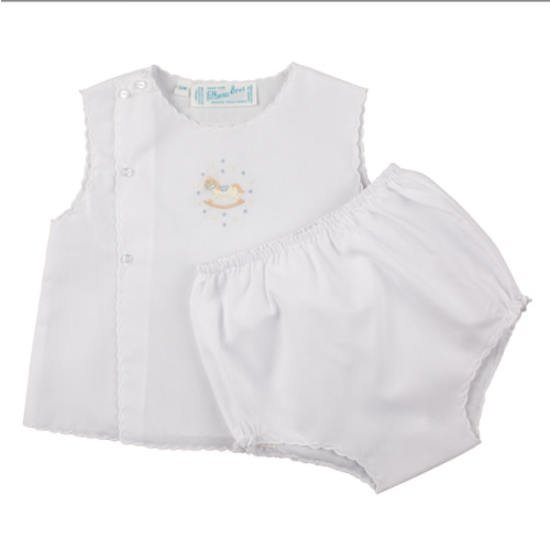Baby Boys Blue and White Diaper Set | Newborn Diaper Set | Feltman Brothers