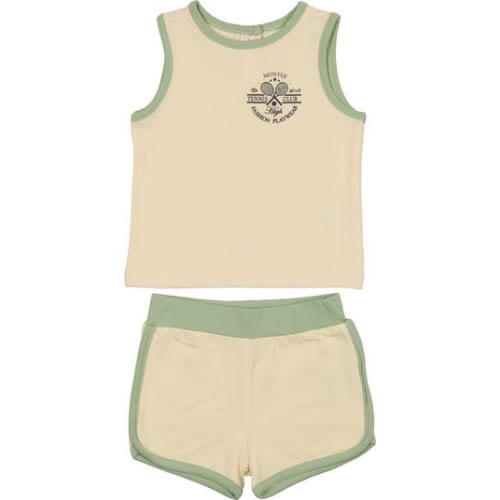 Tennis Club Tank & Shorts Set, 12M