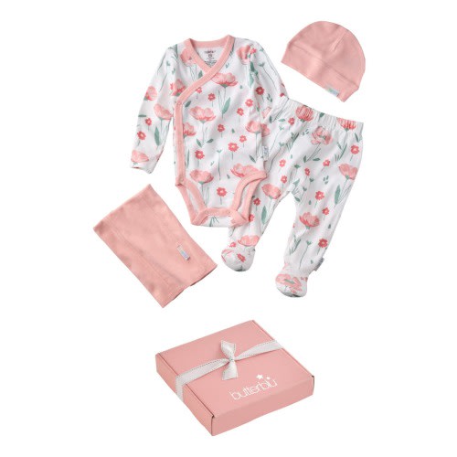 Take Me Home 4-Piece Baby Gift Set, 0-3M