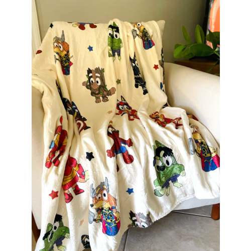 Ready to Ship Marvelous Heroes Blanket