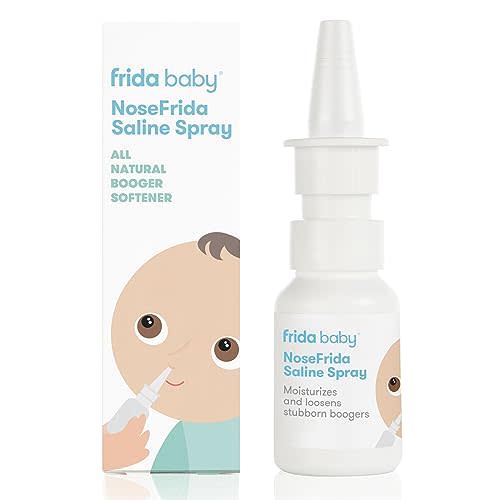 Frida Baby NoseFrida Saline Mist Spray, Baby Saline Nasal Spray, Nasal Spray Decongestant to Soften Nasal Passages, Baby Saline Spray for Congestion Relief, 0.68 fl.oz.