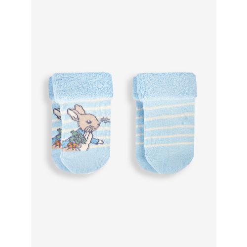 Blue Stripe Peter Rabbit Baby Socks 2 Pack