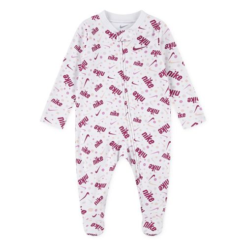 Newborn Baby Nike Play For All All-Over Print Footed Coveralls