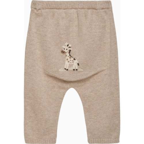 Little Giraffe Leggings, Oatmeal - Trotters London | Maisonette