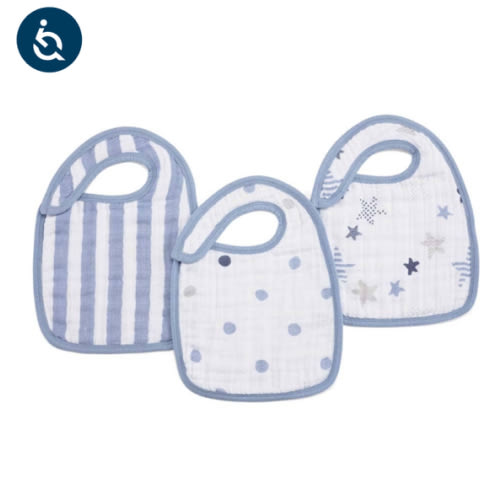 Animal Print Snap Teething Bibs | aden + anais