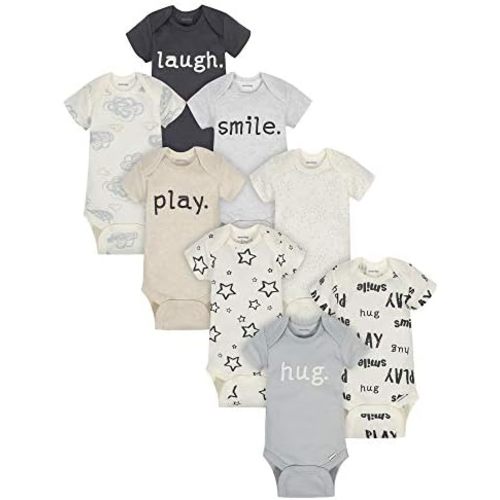Onesies Brand unisex-baby 8-pack Short Sleeve Mix & Match Bodysuits