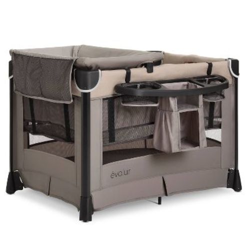 Evolur Cozy Cove Deluxe Playard - Beige