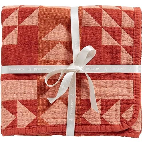 Pendleton Cotton Woven Baby Blanket Smith Rock Clay
