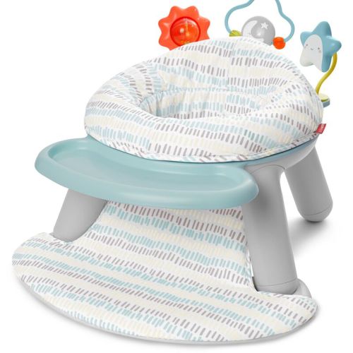 Multi Silver Lining Cloud 2-in-1 Activity Floor Seat | skiphop.com
