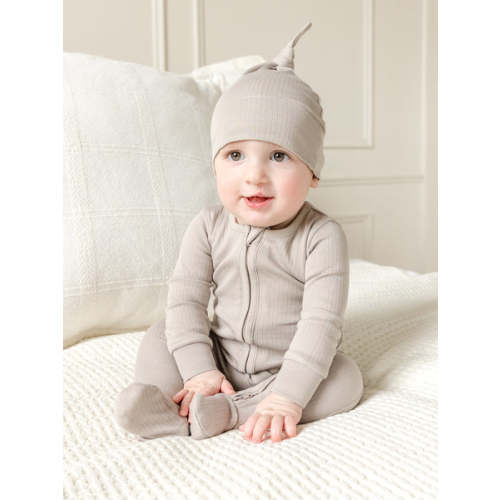 Ribbed Zipper Sleeper