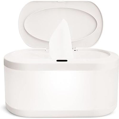 Munchkin Touch Free Baby Wipe Warmer with Nightlight & Motion Sensor, White