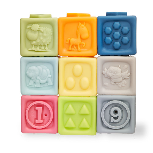 Spark Create Imagine Sensory Stacking Blocks, 9 Pieces