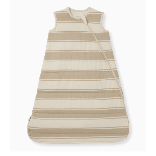Rugby Stripe Organic Warmer Beekeeper™ Wearable Baby Blanket - Oat