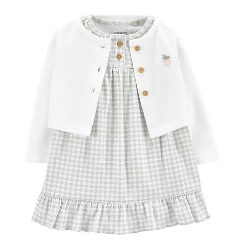 Carter's 2-Piece Dress & Cardigan Set
