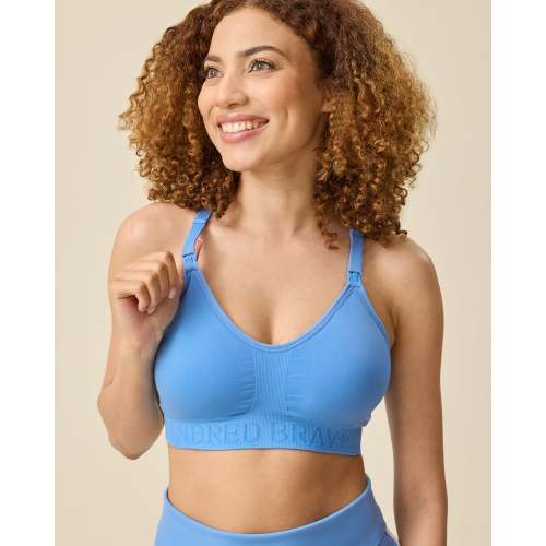 Sublime® Nursing Sports Bra | Harbor Blue – Kindred Bravely