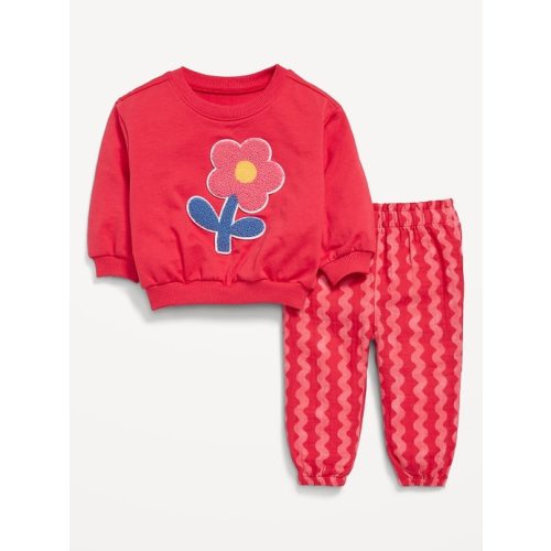 Graphic Sweatshirt and Pants Set for Baby