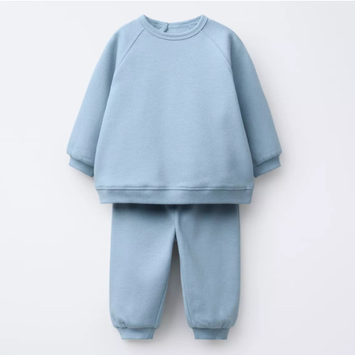 BASIC SWEATSHIRT AND JOGGER SET - light blue | ZARA United States