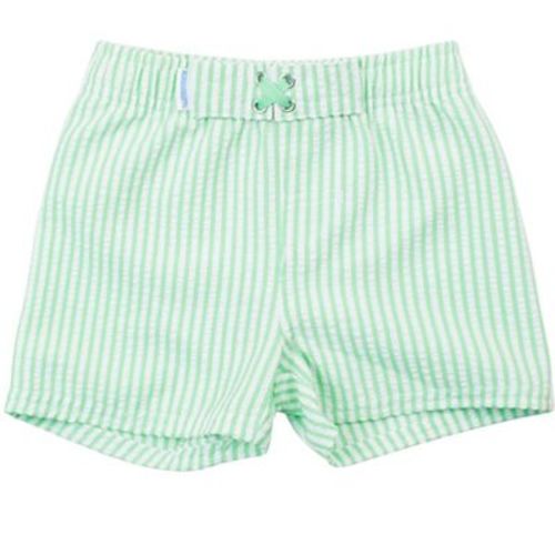 Ruggedbutts Baby Boys Upf50+ Swim Trunks - Neon Tiki Vibes, 0-3m