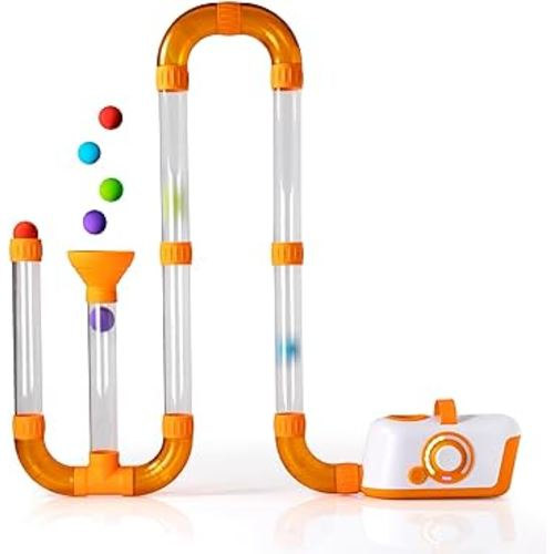 Fat Brain Toys Air Toobz - Air-Powered STEM Building Toy - Kids & Teens