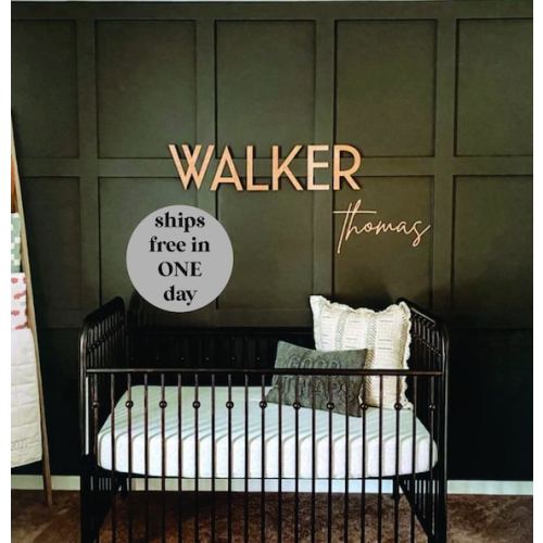 Custom Wood Baby Name Sign - Etsy