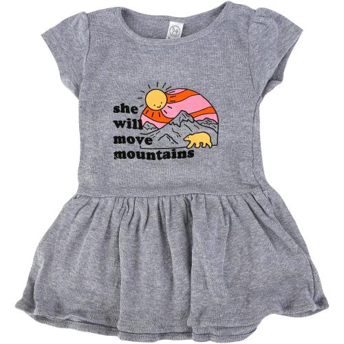 She Will Move Mountains Dress, 6-24 Months