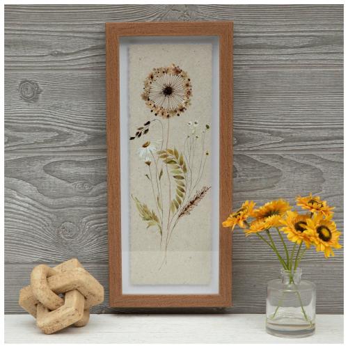 Muted Dandelion Framed Wall Decor