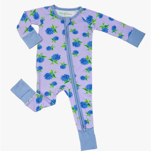 LollyBanks Baby Pajamas, 2-Way Zipper Romper, 95% Viscose Made from Bamboo and 5% Spandex, Baby Sleepers