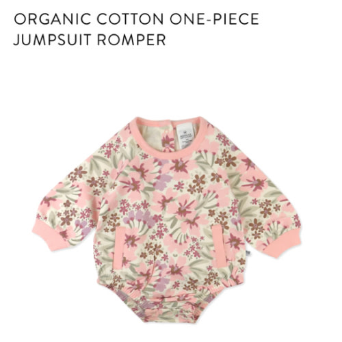 Organic Cotton One-Piece Jumpsuit Romper | Honest Baby Clothing