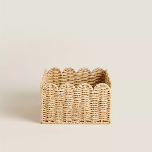 SCALLOPED BASKET | Zara Home