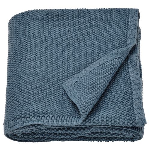 HUMLEMOTT Throw - blue-gray 51x67 "