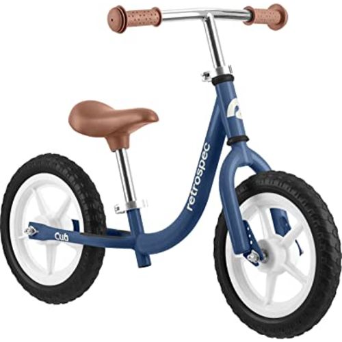 Retrospec Cub Toddler 12" Balance Bike, 18 Months - 3 Years Old, No Pedal Beginner Kids Bicycle for Girls & Boys, Flat-Free Tires, Adjustable Seat, & Durable Frame