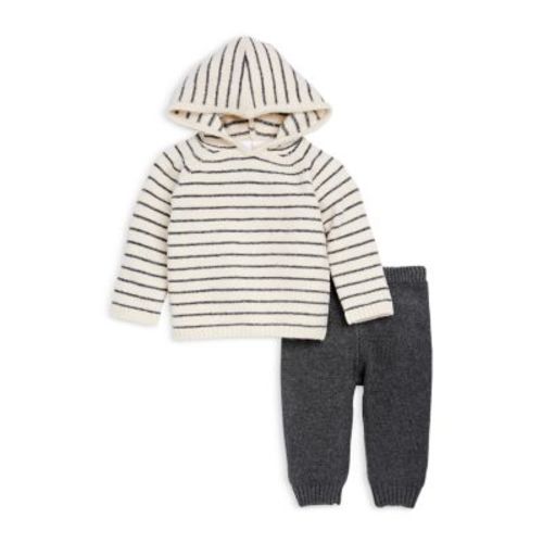 Bloomies Baby Boys' Striped Sweater Hoodie & Pants Set - Baby