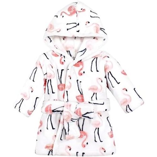 Hudson Baby Unisex Baby Plush Animal Face Bathrobe