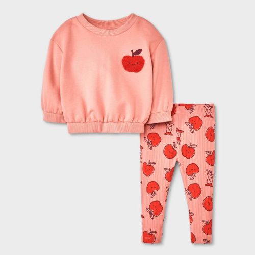 Baby Girls' 2pc Fleece Sweatshirt & Jogger Pants Set - Cat & Jack™