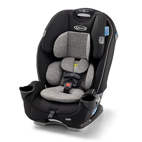 Graco Slimfit 3 in 1 Convertible Car Seat | Slim & Comfy Design Saves Space in Your Back Seat, Darcie