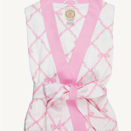 Ready or Not Robe (Women) - Belle Meade Bow with Pier Party Pink