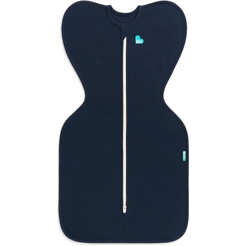 Love to Dream Swaddle UP, Baby Sleep Sack, Self-Soothing Swaddles for Newborns, Get Longer Sleep, Snug Fit Helps Calm Startle Reflex, Newborn Essentials for Baby, 1.0 TOG, 5-8.5 lbs, Navy