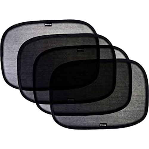 Enovoe Car Window Shade for Baby - (4 Pack) - 19"x12" Premium Cling Baby Sun Shade for Car Window Side - Sun, Glare and UV Rays Protection for Your Child